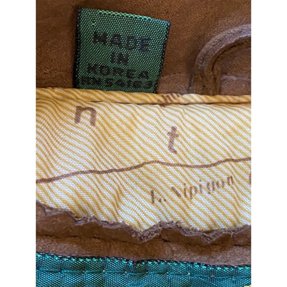 Vintage Global Identity G-lll Mens Leather Bomber Jacket Brown Size XL - Picture 9 of 10